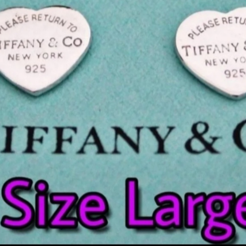 Heart Tag Earrings large